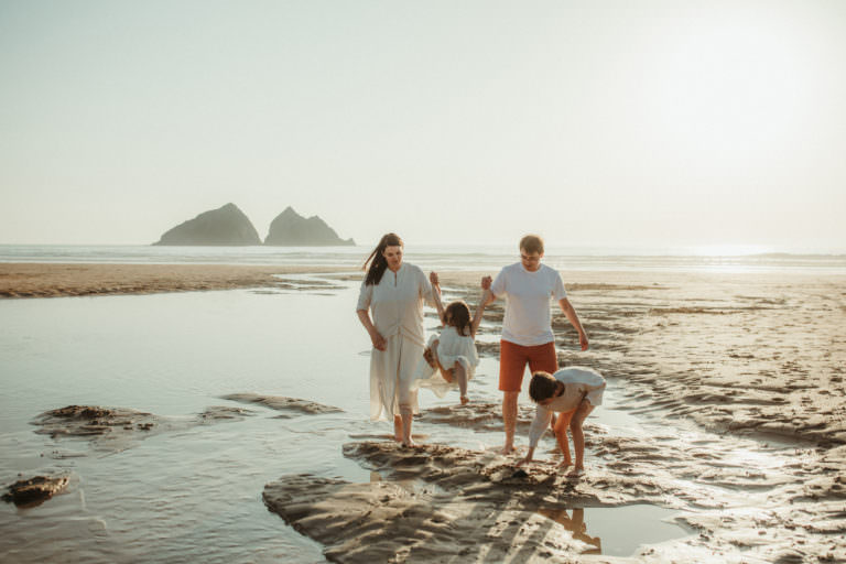 Holiday family photography in North Cornwall